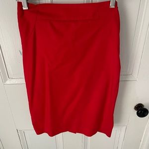 The Limited Red pencil skirt Size 2